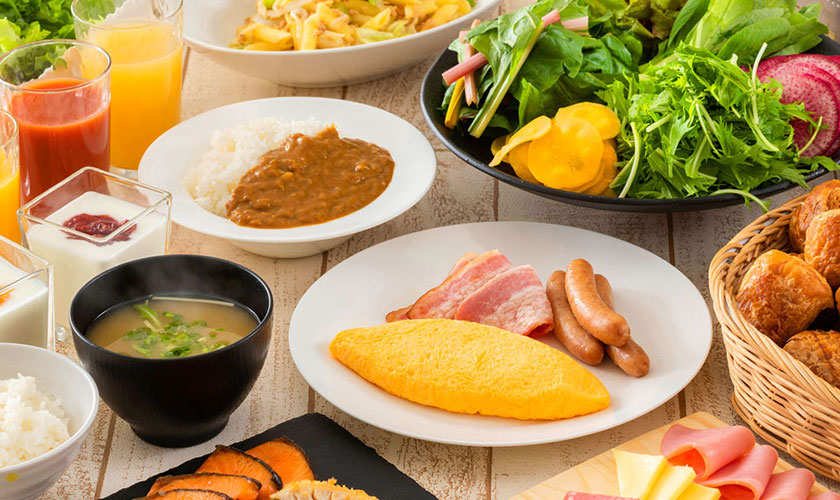 人気の朝食
